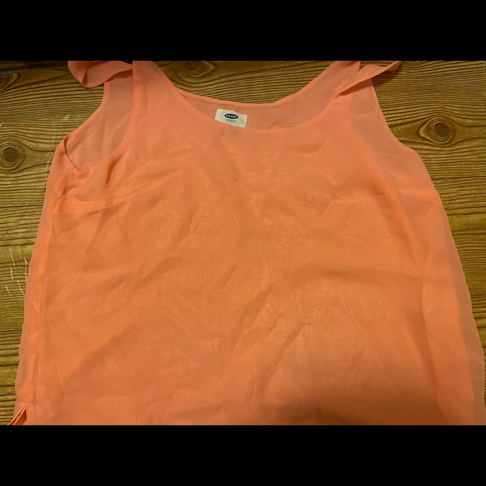 OLD NAVY Coral Dressy Tank Top